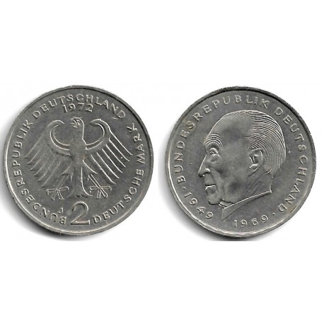 (124) Alemania. 1972(J). 2 Mark (MBC+)