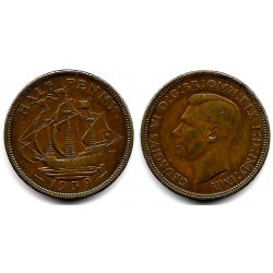 (844) Gran Bretaña. 1939. Half Penny (MBC/MBC-)