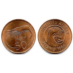 (26a) Islandia. 1986. 50 Aurar (SC)
