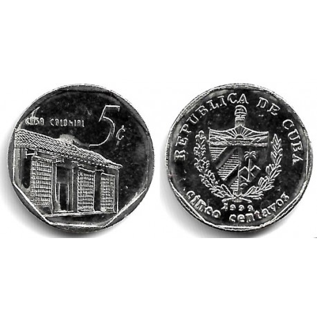 (575.2) Cuba. 1999. 5 Centavos (SC)