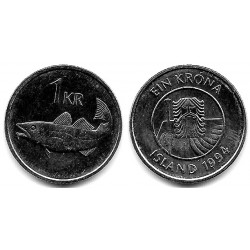 (27a) Islandia. 1994. 1 Krona (SC)
