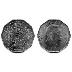 (23a.2) Tanzania. 1993. 5 Shilingi (SC/SC-)