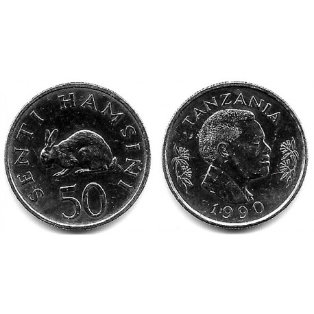 (26) Tanzania. 1990. 50 Senti (SC)
