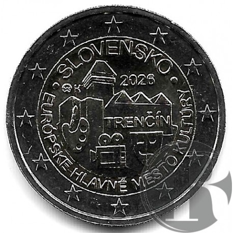Eslovaquia. 2026. 2 Euro (SC) Trenčín