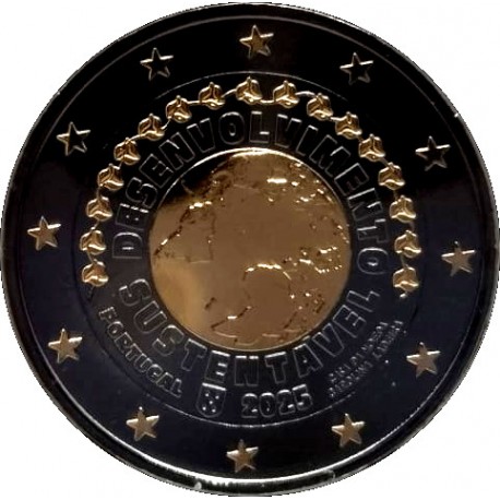 Portugal. 2025. 2 Euro (SC) Oro & Rutenio