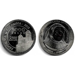 (300) Colombia. 2015. 5000 Pesos (SC)
