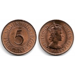 (34) Mauricio. 1978. 5 Cents (SC)