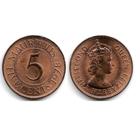(34) Mauricio. 1978. 5 Cents (SC)