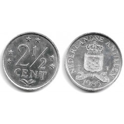 (9a) Antillas Neerlandesas. 1985. 2½ Cents (EBC+/SC-)