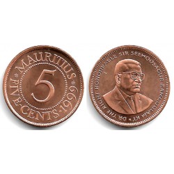 (52) Mauricio. 1999. 5 Cents (SC-)