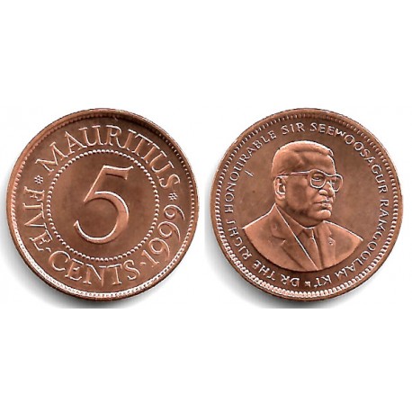(52) Mauricio. 1999. 5 Cents (SC-)
