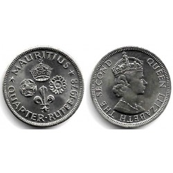 (36) Mauricio. 1978. ¼ Rupee (SC)