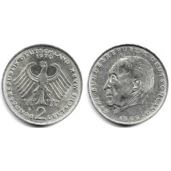 (124) Alemania. 1970(D). 2 Mark (EBC)