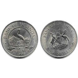 (6) Uganda. 1966. 2 Shillings (SC)