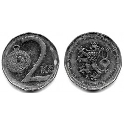 (9) República Checa. 1995. 2 Koruny (MBC)