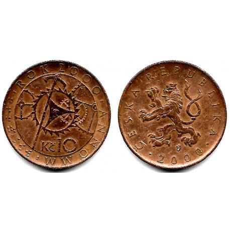(42) República Checa. 2000. 10 Korun (MBC)