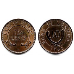 (2) Uganda. 1968. 10 Cents (SC)