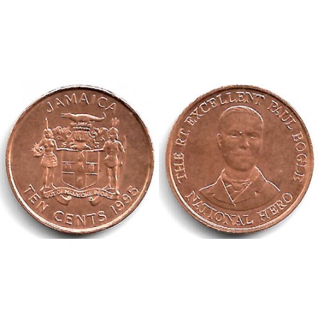 (146.2) Jamaica. 1995. 10 Cents (SC)
