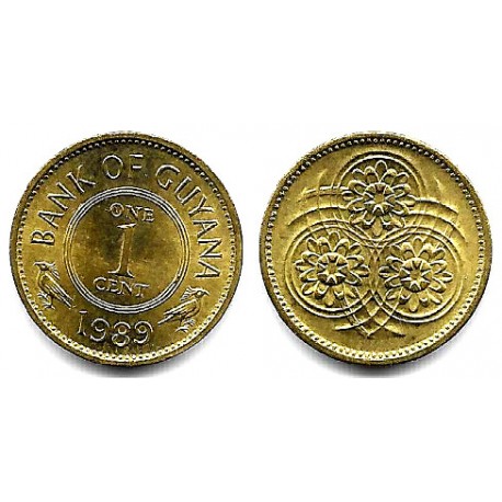 (31) Guyana. 1989. 1 Cent (SC)