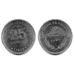 (57) Nicaragua. 1987. 25 Centavos (SC)