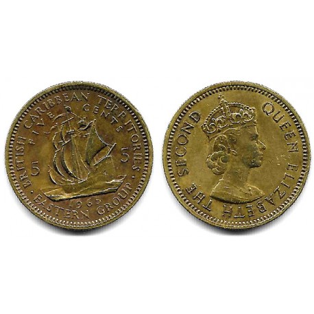 (4) Estados Orientales Caribeños. 1965. 5 Cents (MBC)
