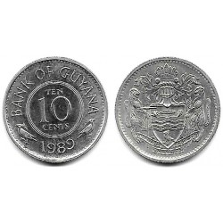 (33) Guyana. 1989. 10 Cents (SC)