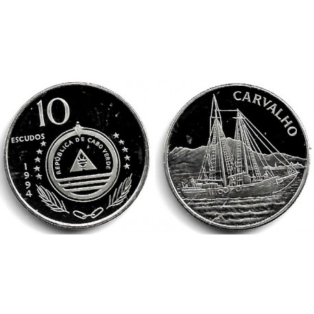 (41) Cabo Verde. 1994. 10 Escudos (SC-)