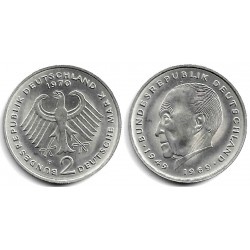(124) Alemania. 1970(F). 2 Mark (SC)