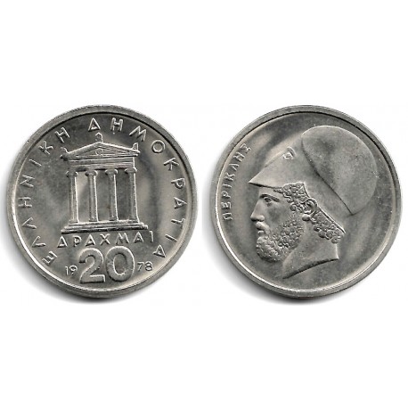 (120) Grecia. 1978. 20 Drachma (EBC)