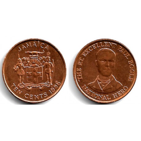 (146.2) Jamaica. 1995. 10 Cents (SC)