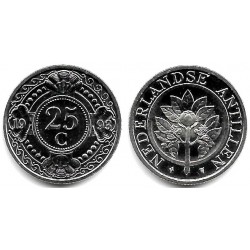 (35) Antillas Neerlandesas. 1993. 25 Cents (SC)