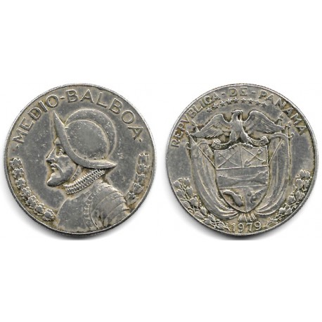 (12b) Panamá. 1979. ½ Balboa (BC+)
