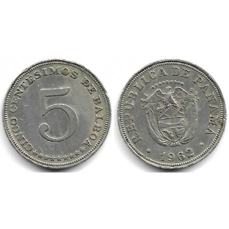 (23.2) Panamá. 1962. 5 Centesimos (MBC+)