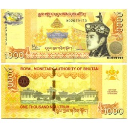 (36) Bhutan. 2016. 1000 Ngultrum (SC)