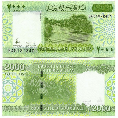 (W39) Somalia. 2010. 2000 Shillings (SC)