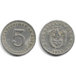 (23.2) Panamá. 1975. 5 Centesimos (BC+)