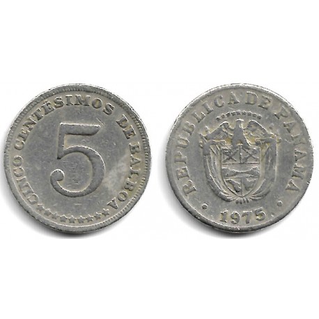 (23.2) Panamá. 1975. 5 Centesimos (BC+)