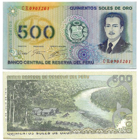 (115) Perú. 1976. 500 Soles (SC)