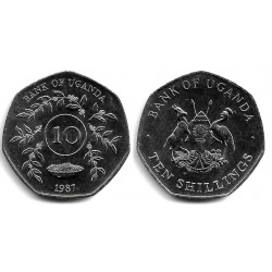 (30) Uganda. 1987. 10 Shillings (SC)