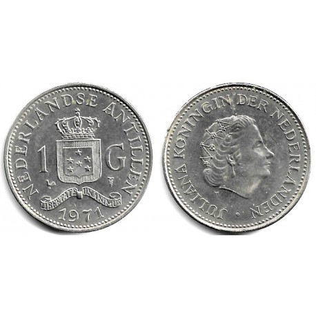 (12) Antillas Neerlandesas. 1971. 1 Gulden (SC-)