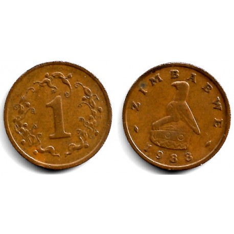 (1) Zimbabue. 1988. 1 Cent (MBC)