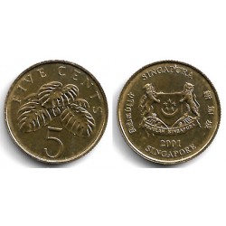 (99) Singapur. 2001. 5 Cents (SC)
