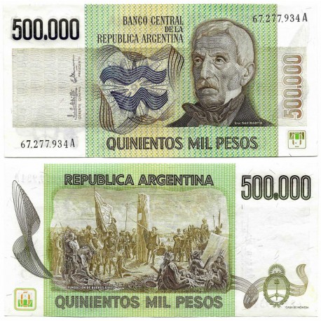 (309) Argentina. 1980-83. 500000 Pesos (SC-)