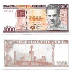 (W134) Cuba. 2025. 1000 Pesos (SC)
