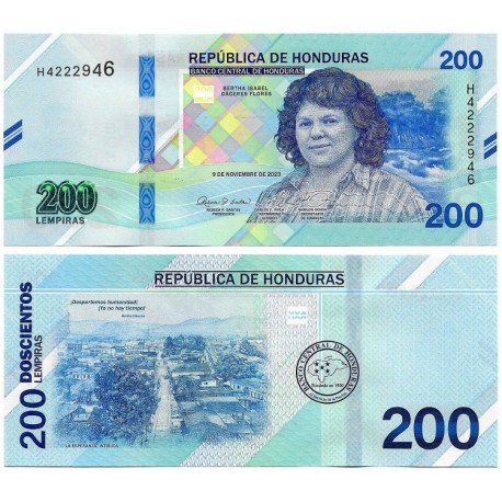 (W114) Honduras. 2023. 200 Lempiras (SC)