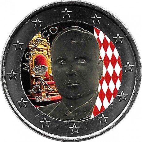 Mónaco. 2025. 2 Euro (SC) Coloreada
