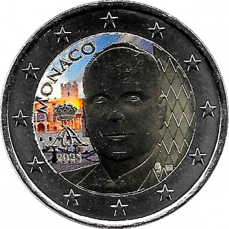 Mónaco. 2025. 2 Euro (SC) Coloreada