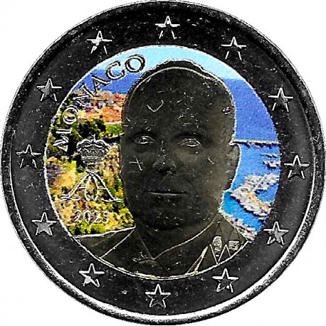 Mónaco. 2025. 2 Euro (SC) Coloreada