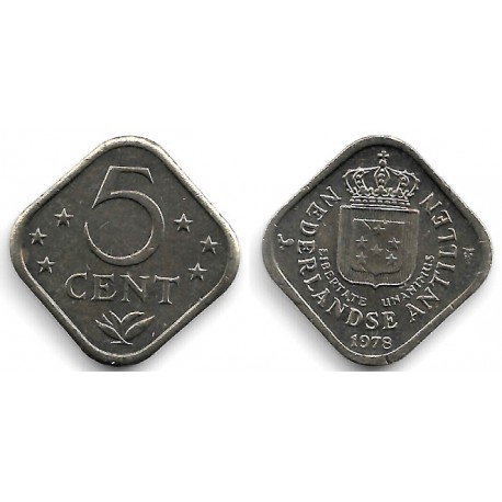 (13) Antillas Neerlandesas. 1978. 5 Cents (EBC)