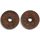 (317) Indias Holandesas. 1936. 1 Cent (MBC-) Manchas de óxido